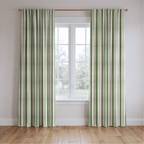 Bellagio Blush Mint Stripes - Drapery
