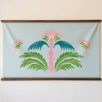 Bellagio Blush Powder Blue Bouquet Study - Tapestry