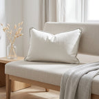 Benjamin Cream Throw Pillow