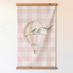 Juliet's Garden Balloon Gingham Study - Tapestry