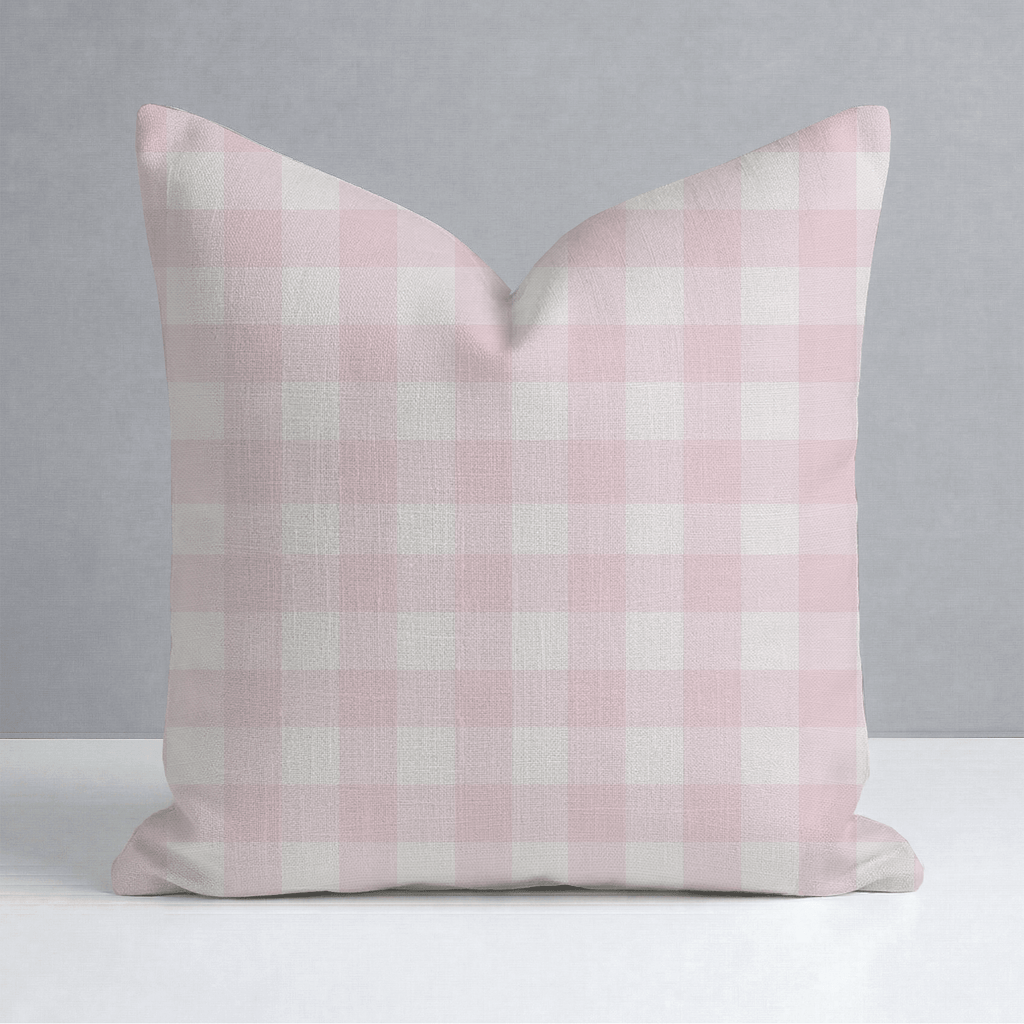 Juliet's Garden Bubble Gingham Throw Pillow - Lemon Park
