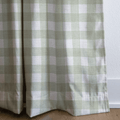 Juliet's Garden Pistachio Gingham - Drapery - Lemon Park