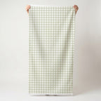 Loose Stems Lichen Gingham_ - Fabric