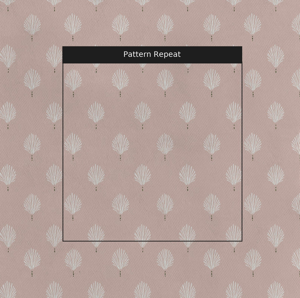 Loose Stems Petaline Block Print - Fabric