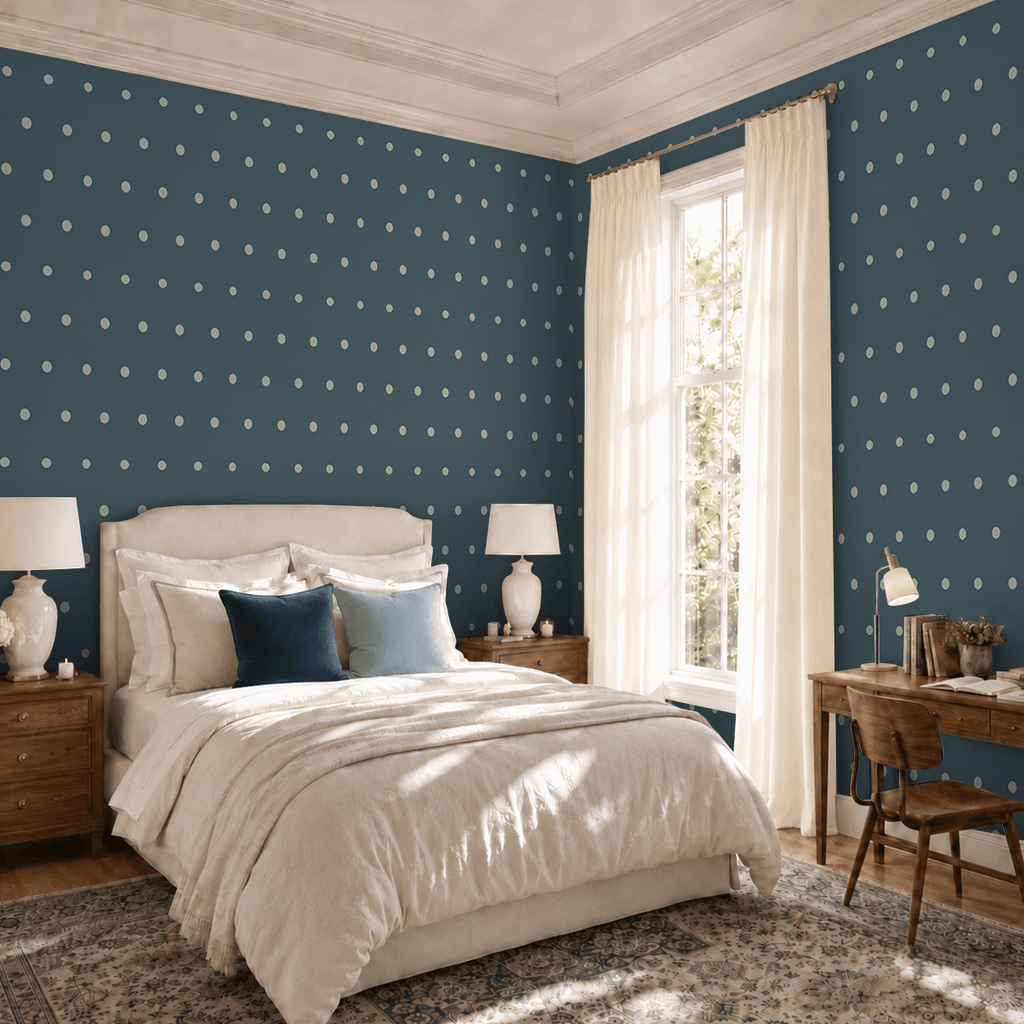 The Silk Garden Aegean Dots Wallpaper