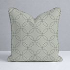 The Silk Garden Sage Diamond Throw Pillow - Lemon Park
