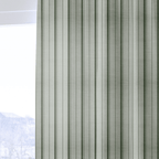 The Silk Garden Sage Stripes - Drapery