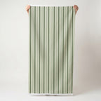 The Silk Garden Sage Stripes - Fabric
